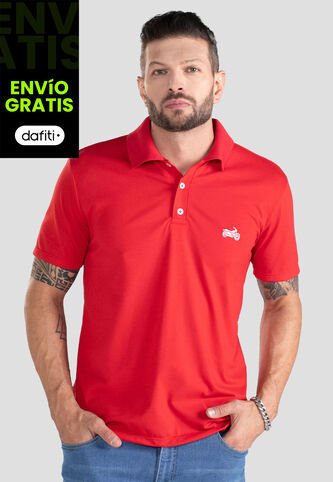 Polo Hombre Rojo Mp 101105 MP