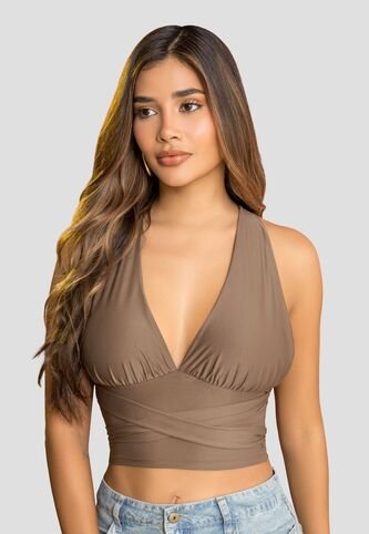 Blusa Mujer Chocolate Mp 114027 MP