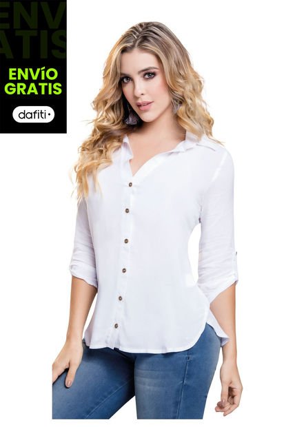 Blusa Mujer Blanco MP 84269