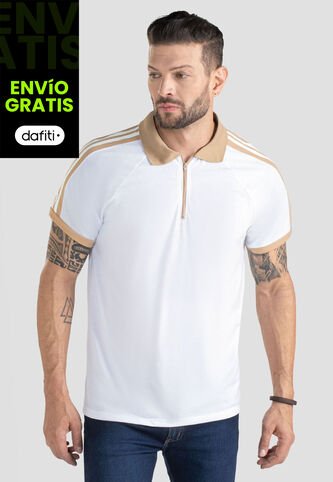 Polo Hombre Blanco Mp 100121 MP