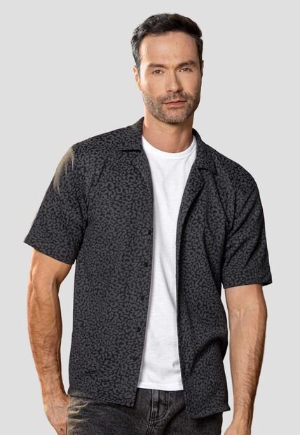 Camisa Hombre Estampado Mp 114120