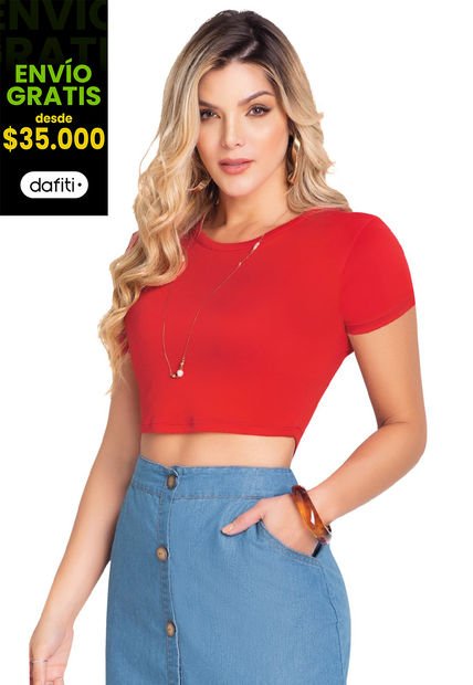 Crop Top Rojo MP 91816