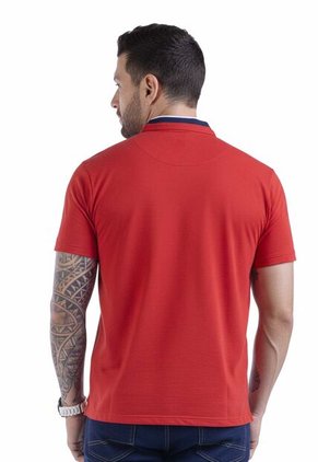 Camiseta Polo Hombre Rojo Mp 5031