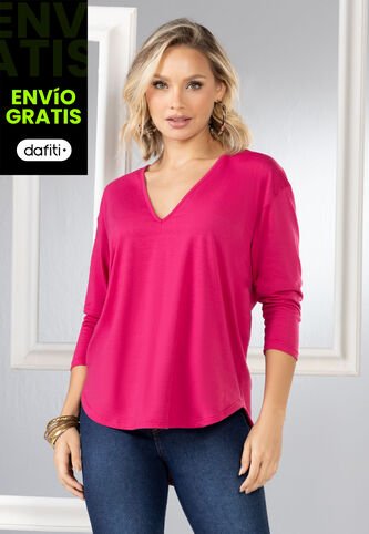 Camiseta Mujer Fucsia Mp 16856 MP