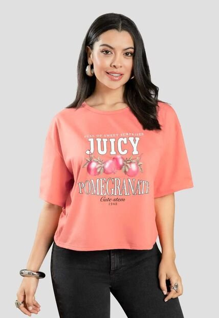 Camiseta Mujer Salmon Mp 111401