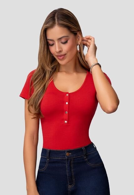 Blusa Mujer Rojo Mp 111998