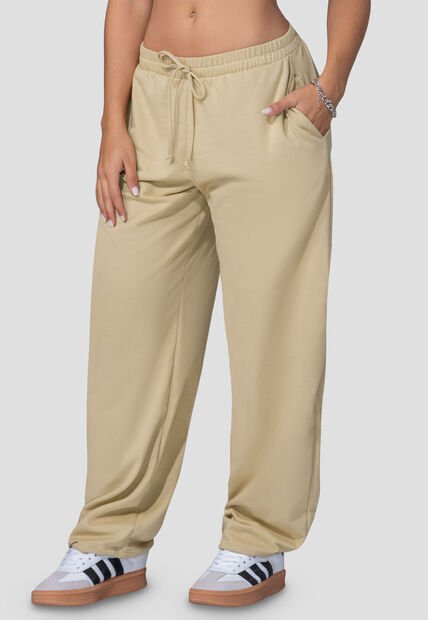 Pantalón Mujer Beige Mp 110274