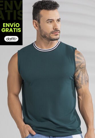 Camisilla Hombre Verde Mp 101775 MP