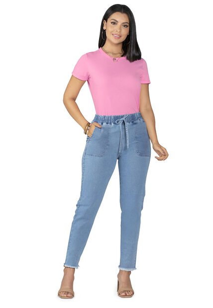 Jogger Mujer Azul Claro Mp 5339