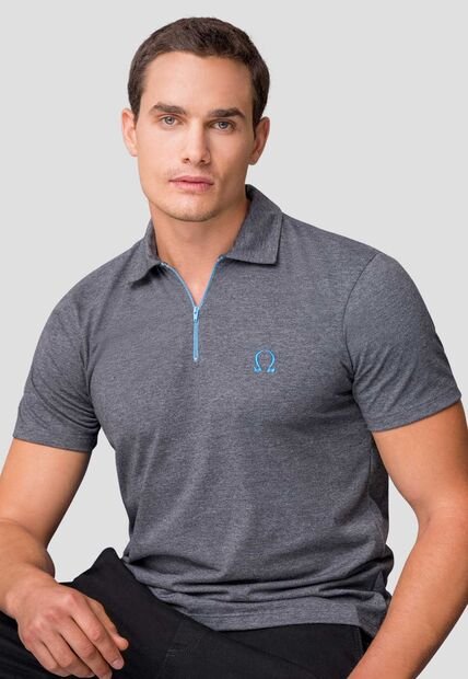 Polo Hombre Negro Cross Mp 111909