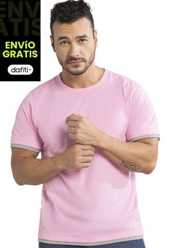 Camiseta Hombre Rosa Mp 389 MP