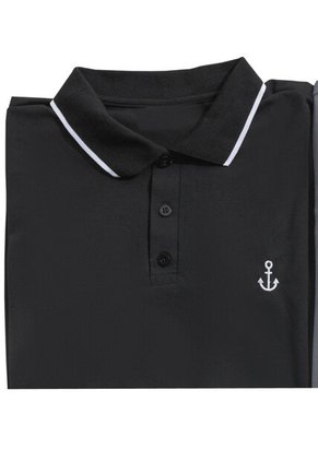 Polo Hombre Negro Mp 102477