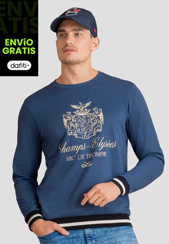 Buzo Hombre Azul Profundo Mp 112808 MP