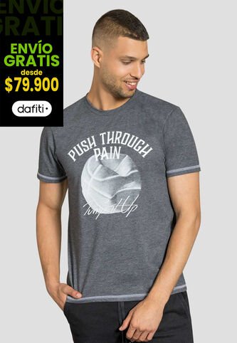 Camiseta Hombre Negro Cross Mp 111914 MP