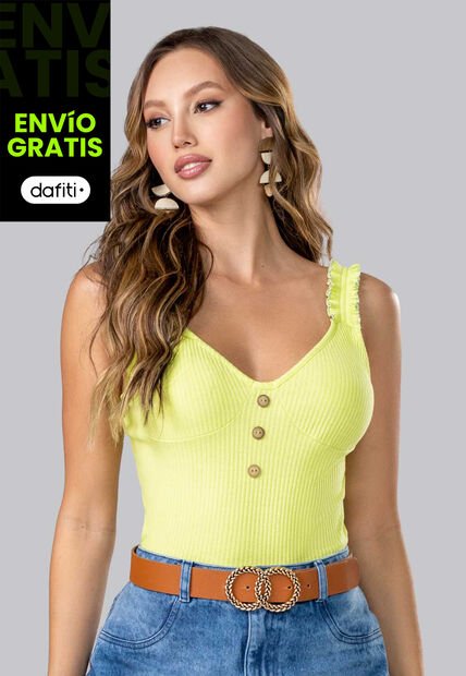 Blusa Mujer Verde Mp 102616