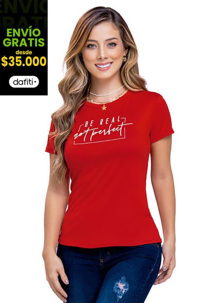 Camiseta Rojo MP 32690