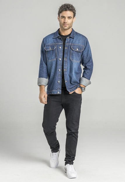 Chaqueta Hombre Azul Mp 268