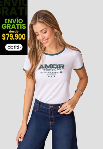 Camiseta Mujer Blanco Mp 111996 MP
