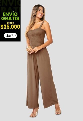 Enterizo Largo Mujer Chocolate Mp 1064 MP