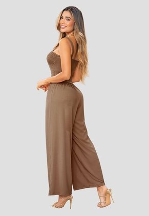 Enterizo Largo Mujer Chocolate Mp 1064