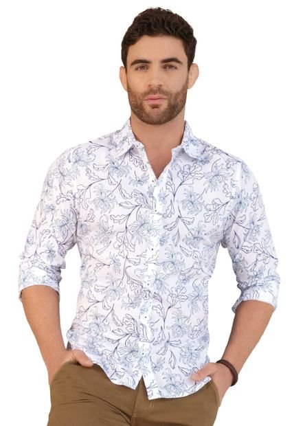 Camisa Hombre Blanco Mp 90934