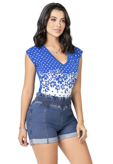 Short Mujer Azul Mp 33480