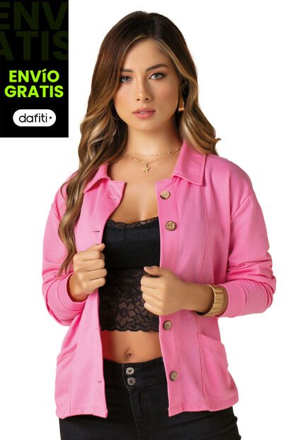 Chaqueta Mujer Rosa Mp 32938