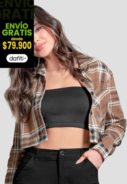 Camisa Mujer Estampado Mp 111231