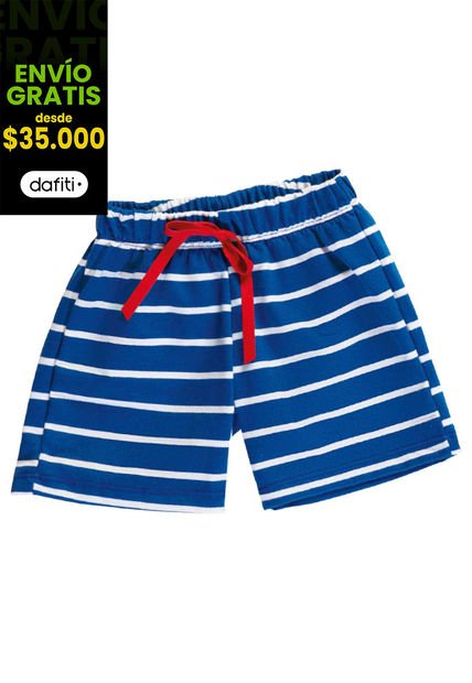 Bermuda Infantil Azul Mp 96009