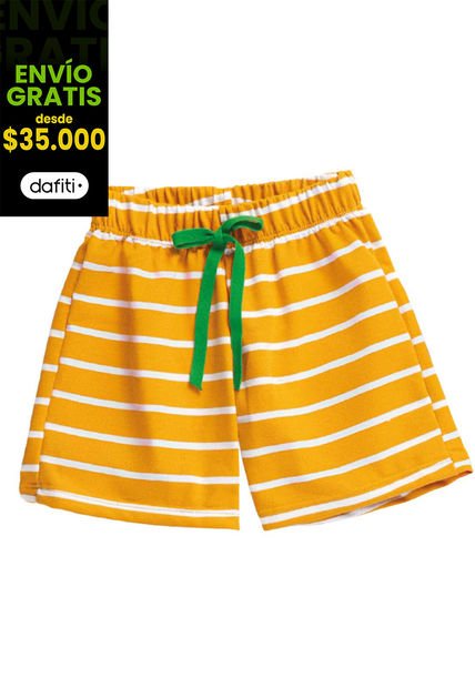 Bermuda Infantil Amarillo Mp 96009