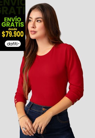Camibuzo Mujer Rojo Mp 2364 MP