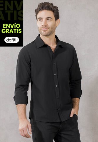 Camisa Hombre Negro Mp 1267 MP