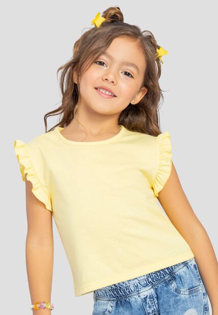 Camiseta Paq X2 Infantil Femenino Bicolor Mp 111116