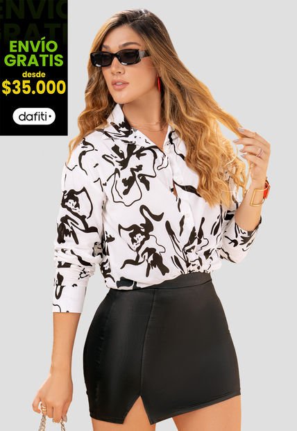 Camisa Mujer Blanco Mp 102975