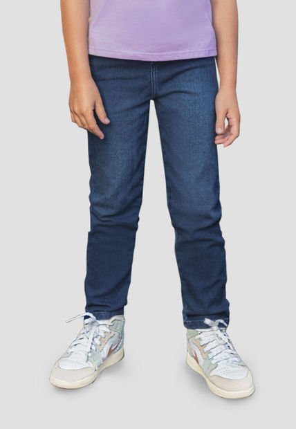 Jean Infantil Femenino Azul Mp 4443