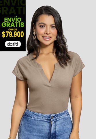 Blusa Mujer Café Pardo Mp 104190 MP