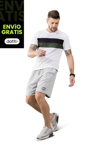 Camiseta Hombre Verde Mp 32590
