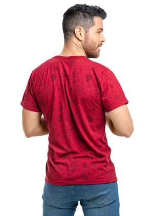 Camiseta Hombre Rojo Mp 89489
