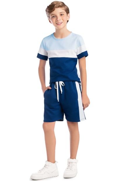 Conjunto Infantil Azul Mp 88188