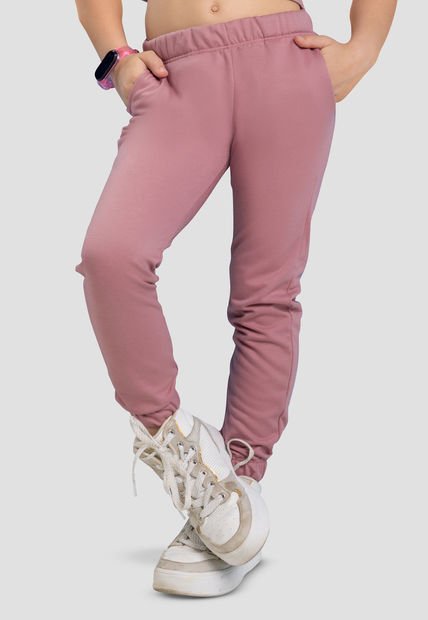 Jogger Infantil Femenino Rosa Mp 4075