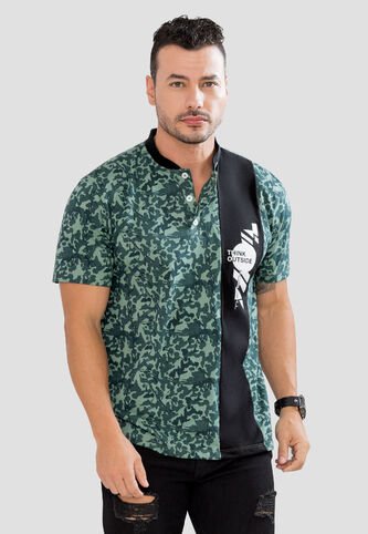 Polo Hombre Verde Mp 104554 MP