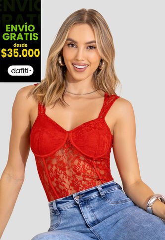 Blusa Mujer Rojo Mp 113703 MP