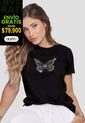 Camiseta Mujer Negro Mp 110786 de MP