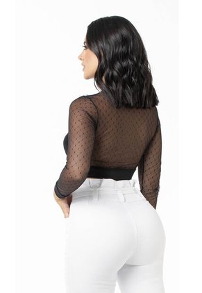 Camibuzo Mujer Negro Mp 9485