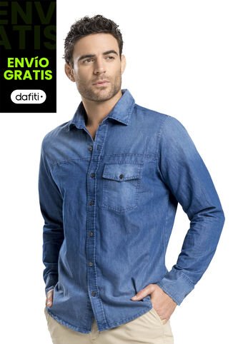 Camisa Masculino Azul Mp 6870 MP
