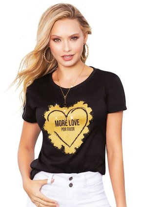 Camiseta Adulto Negro Mp 92498