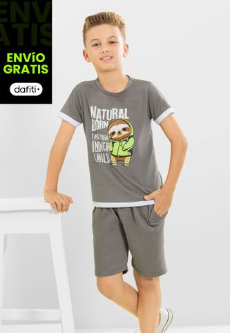 Conjunto Infantil Masculino Gris Mp 104971 MP