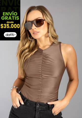 Blusa Mujer Chocolate Mp 113210 MP