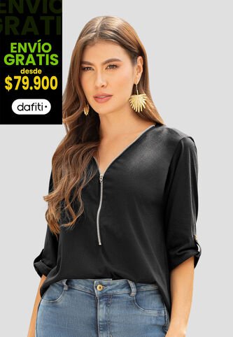 Blusa Mujer Negro Mp 110678 MP