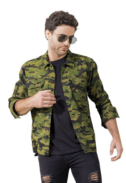 Chaqueta Hombre Verde Mp 947